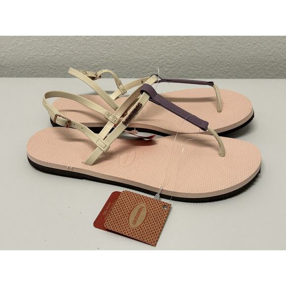 Havaianas Shoes - Havaianas Women's Size 10.5 You Rio Sandal Ballet Rose Ankle Strap New with Tags